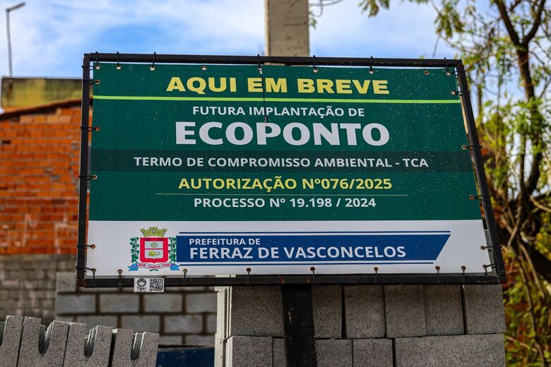 Novo equipamento, viabilizado por Termo de Compromisso Ambiental, ampliará a estrutura de descarte correto de resíduos e reforçará as ações de preservação ambiental no município