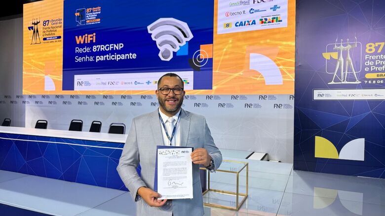Seminário 'Quem Paga a Conta?' contará com a presença do vice-governador Felício Ramuth e do presidente da FNP, Sebastião Melo; prefeito Saulo Souza 