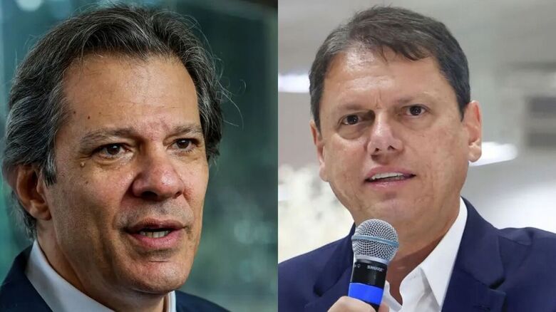 Tarcísio lidera com 44%, contra 27% de Haddad no 1&ordm; turno