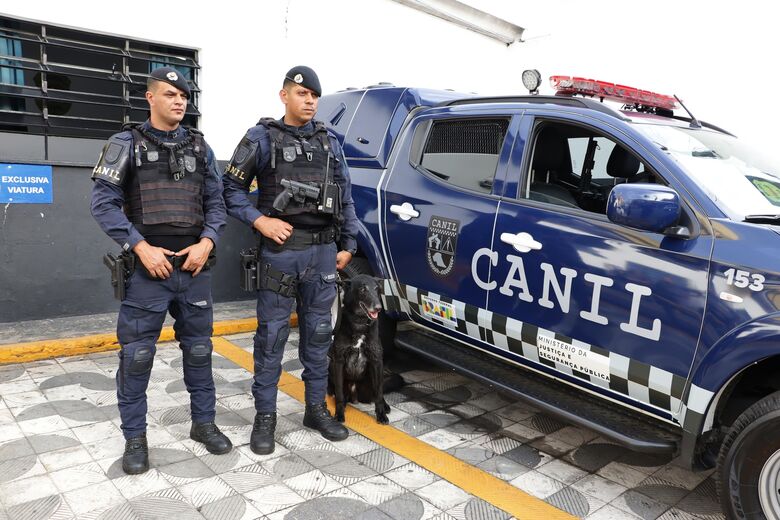 Suzano Grupamento do Canil possui quatro cães, sendo três de faro 