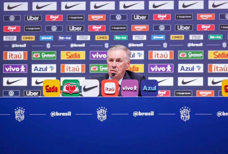Carlo Ancelotti Vai divulgar os 26 atletas que formarão o grupo que iniciará a caminhada rumo à Copa