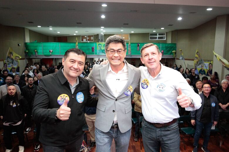Rodrigo Ashiuchi se reuniu na última terça-feira (22/09) com mais de 300 lideranças em um encontro realizado no bairro da Liberdade