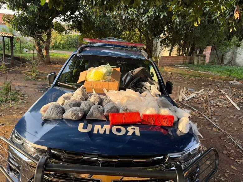 Romu localizou mais de 20 quilos de drogas durante patrulhamento preventivo