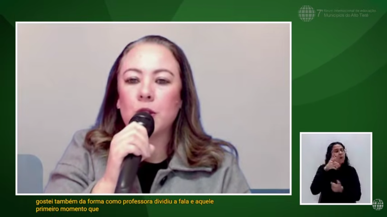Secretária Renata Priscila ressaltou trabalho que a cidade desenvolve para prevenir a violência nas escolas junto a representantes de outros municípios do Alto Tietê