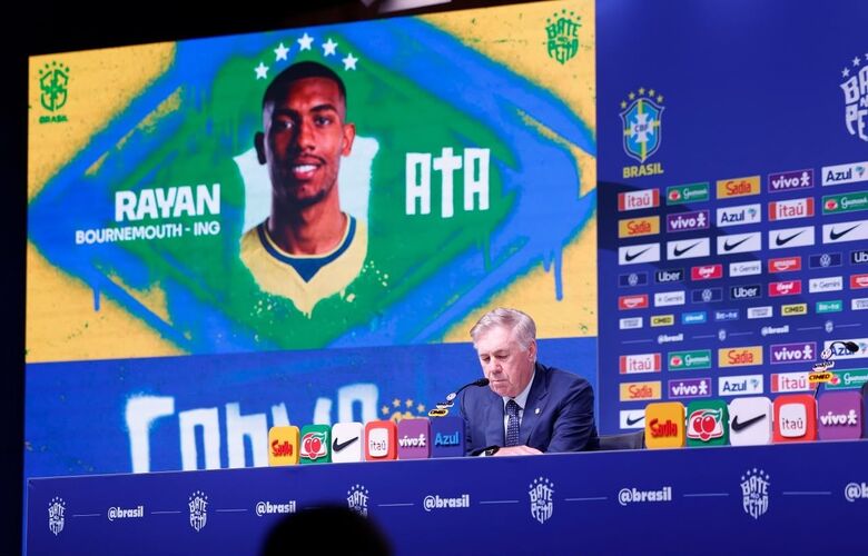 Carlo Ancelotti anunciou nesta quarta-feira (9) a primeira convocação da Seleção