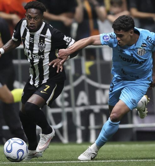 Santos perde três pênaltis e cai diante do Atlético-MG nas quartas da Sul-Americana