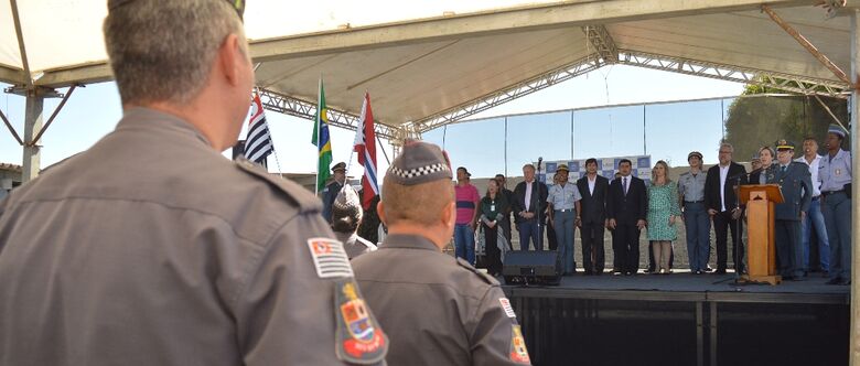 Inauguração da 1ª Companhia da Polícia Militar (Cia/PM) de Suzano, localizada no Jardim Vitória