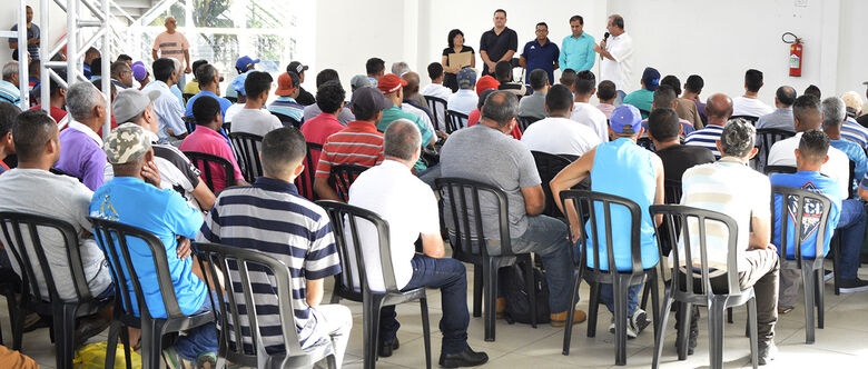 Atividade de “boas-vindas” ocorreu com a presença do prefeito Gian Lopes