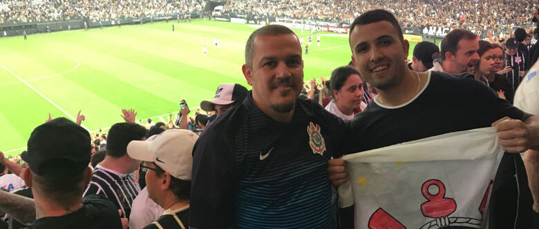 DS foi à Arena Corinthians acompanhar classificação do Alvinegro