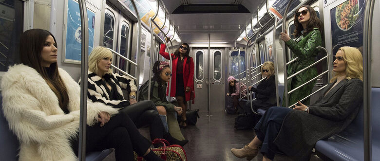 Filme “Oito Mulheres e Um Segredo” traz no elenco as atrizes como Cate Blanchett, Sandra Bullock, Anne Hathaway e Sarah Paulson