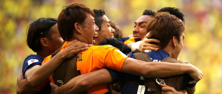Japoneses fizeram uma boa partida, com velocidade e volume de jogo, e, assim, surpreenderam os colombianos