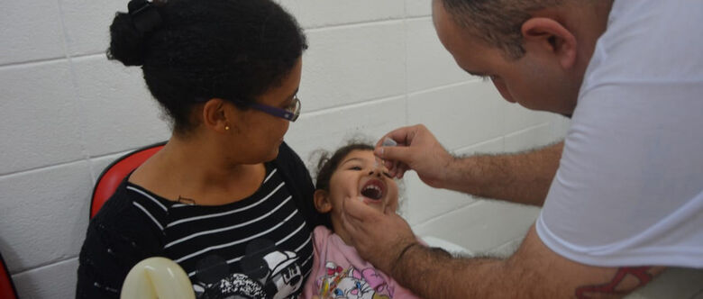 No Dia D, realizado no último sábado, foram aplicadas 1,1 mil doses de poliomielite e 1,1 mil de sarampo