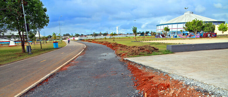 Pista de ciclismo já começou a ser construída e totalizará 4,6 mil metros quadrados (m²) de área. Ela terá mais de 1,5 mil metros de extensão e três metros de largura