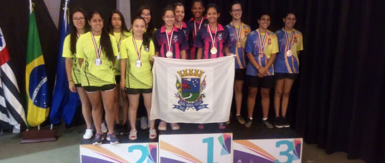 Poá conquistou os ouros com a equipe de Tênis de Mesa (Júlia Santos, Michely Amorim, Letícia Silva e Geovana Sirqueira) e no torneio de duplas (Michely e Júlia)
