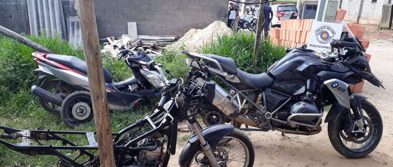 Motos roubadas foram recuperadas pela Polícia Militar