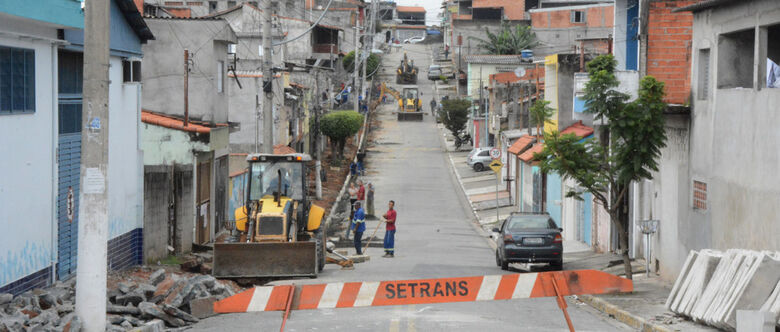 Revitalização da Avenida  Elias Zugaib avança em Poá
