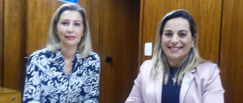 Deputada federal Kátia Sastre (PR) esteve em reunião com subsecretária da Perícia Médica em Brasília