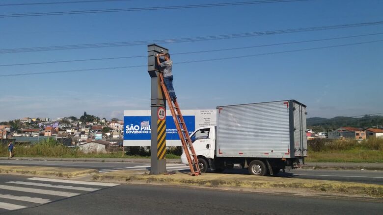 Radares inspecionados foram no km 60, próximo ao bairro Vila Fátima, e no km 66, próximo à Estrada dos Fernandes