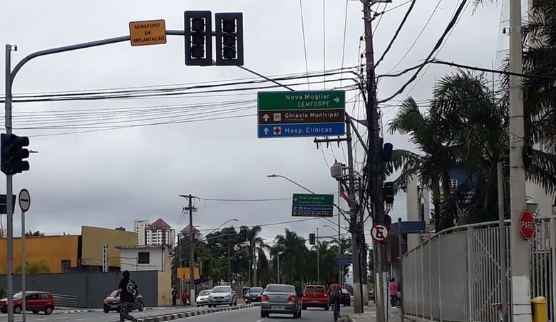 Foram realizadas ações preparatórias no local, com cortes no canteiro