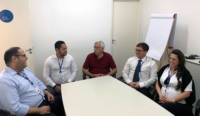 Secretário mogiano recebeu visita dos superintendentes regionais do Detran da Região Metropolitana, Wagner Vieira, e do Vale do Paraíba, Eduardo Chaves da Silva Gomes