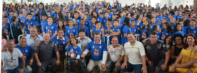 Atividade contou com a participação do prefeito Gian Lopes, do secretário de Educação, Humberto Martins e dos vereadores Tio Deivão (presidente da Câmara), Azuir Marcolino, Deneval Dias, Marinho do Jornal, do capitão PM, Henrique Lima (2ª Companhia) e do 