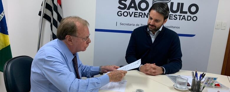 Em audiência com o deputado Estevam Galvão, o secretário estadual de Transportes Metropolitanos, Alexandre Baldy, confirmou a construção do Terminal Rodoviário Sul em Suzano