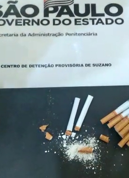 Cocaína foi encontrado escondida em filtros de cigarro
