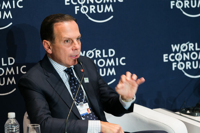 Governador João Doria (PSDB) está no Fórum Econômico Mundial, em Davos, na Suíça