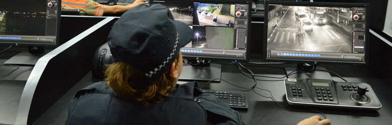 Central de Segurança Integrada (CSI) de Suzano ampliou o número de câmeras de monitoramento