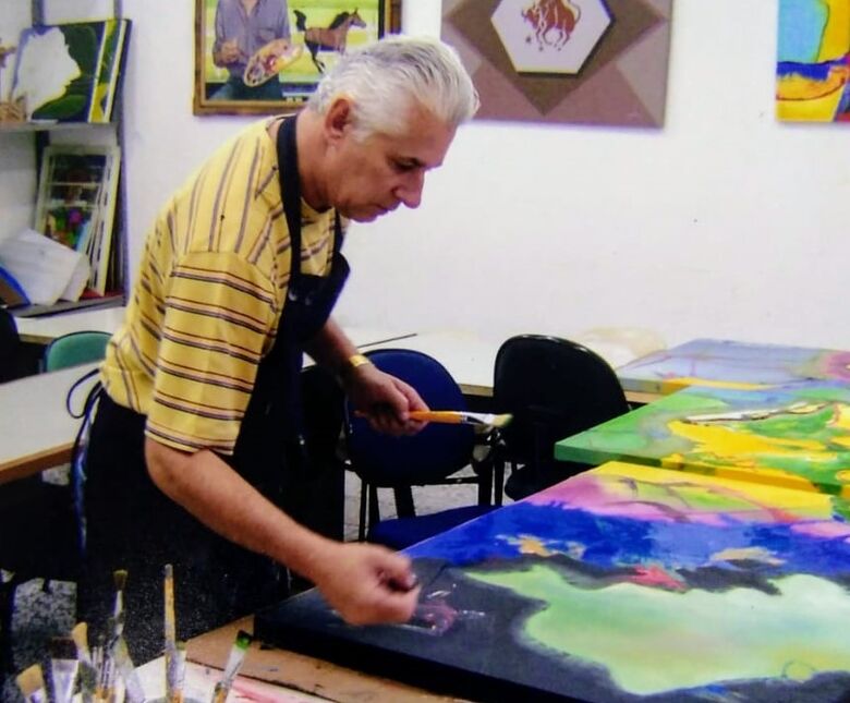 Pedro Neves mora em Suzano há 46 anos e já participou de mais de 300 exposições